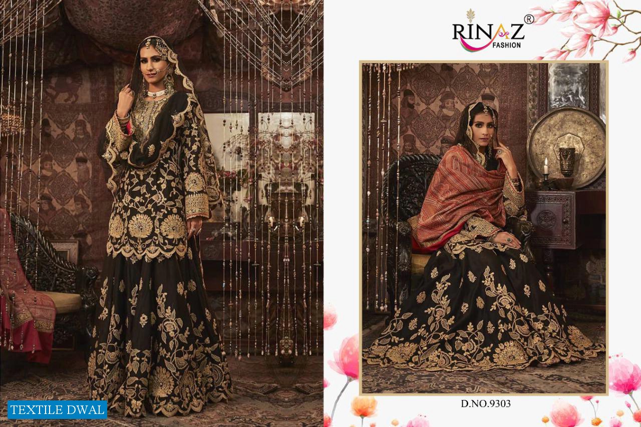 BRIDAL COLLECTION BY RINAZ GEORGETTE EMBROIDERY PAKISTANI DRESSES