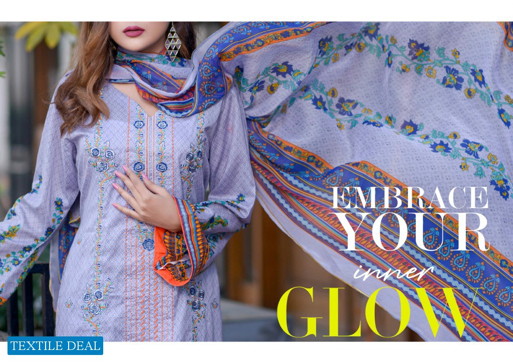 BS SIGNATURE EMBROIDERED LAWN COLLECTION VOL-1 by GM TEXTILES