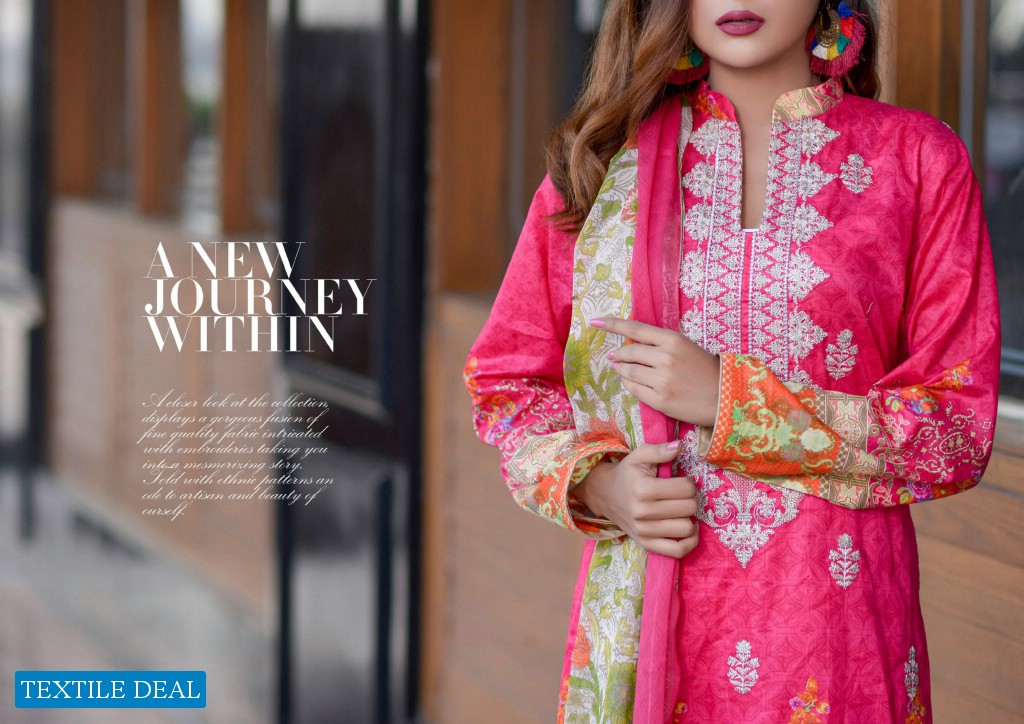 BS SIGNATURE EMBROIDERED LAWN COLLECTION VOL-1 by GM TEXTILES