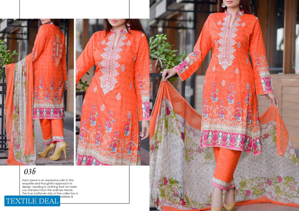 BS SIGNATURE EMBROIDERED LAWN COLLECTION VOL-1 by GM TEXTILES