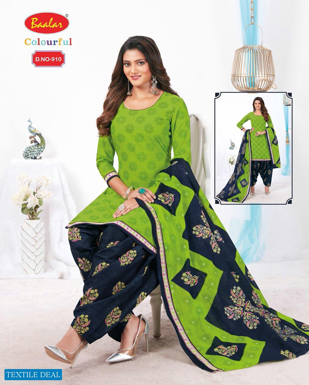 Baalar Colourful Vol-9 Wholesale Printed Formal Dress Material