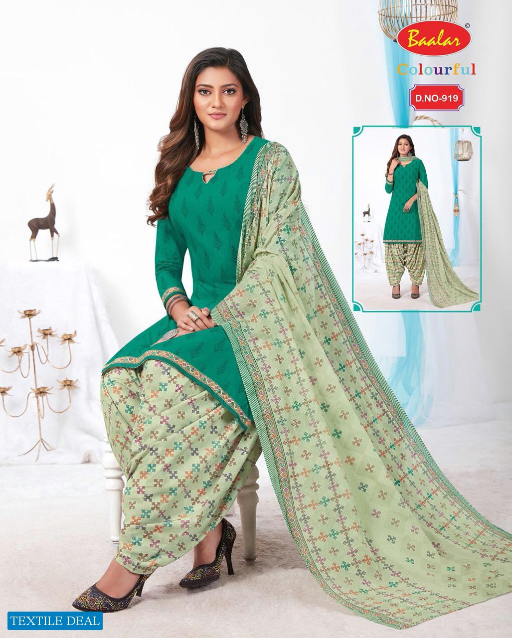 Baalar Colourful Vol-9 Wholesale Printed Formal Dress Material