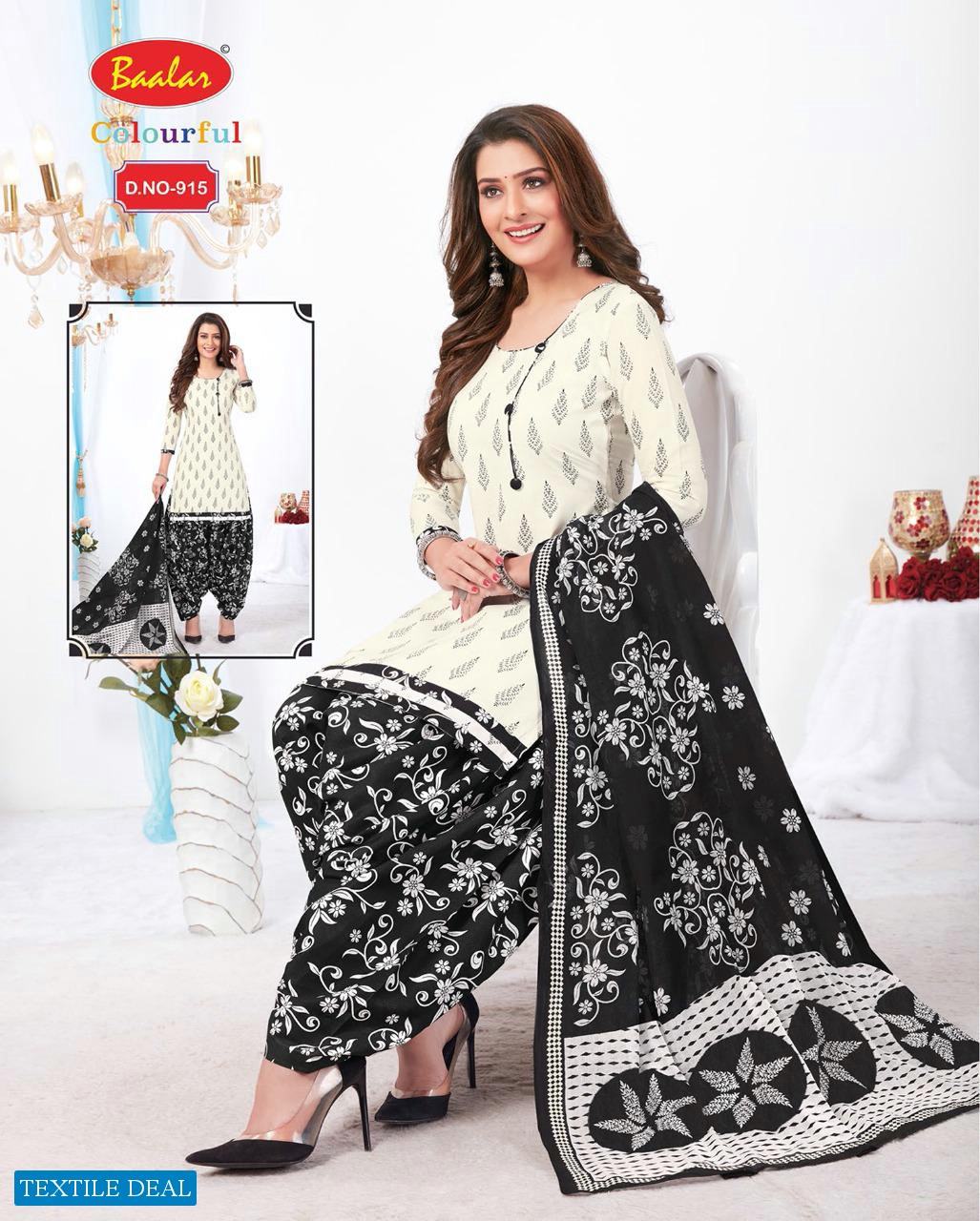 Baalar Colourful Vol-9 Wholesale Printed Formal Dress Material