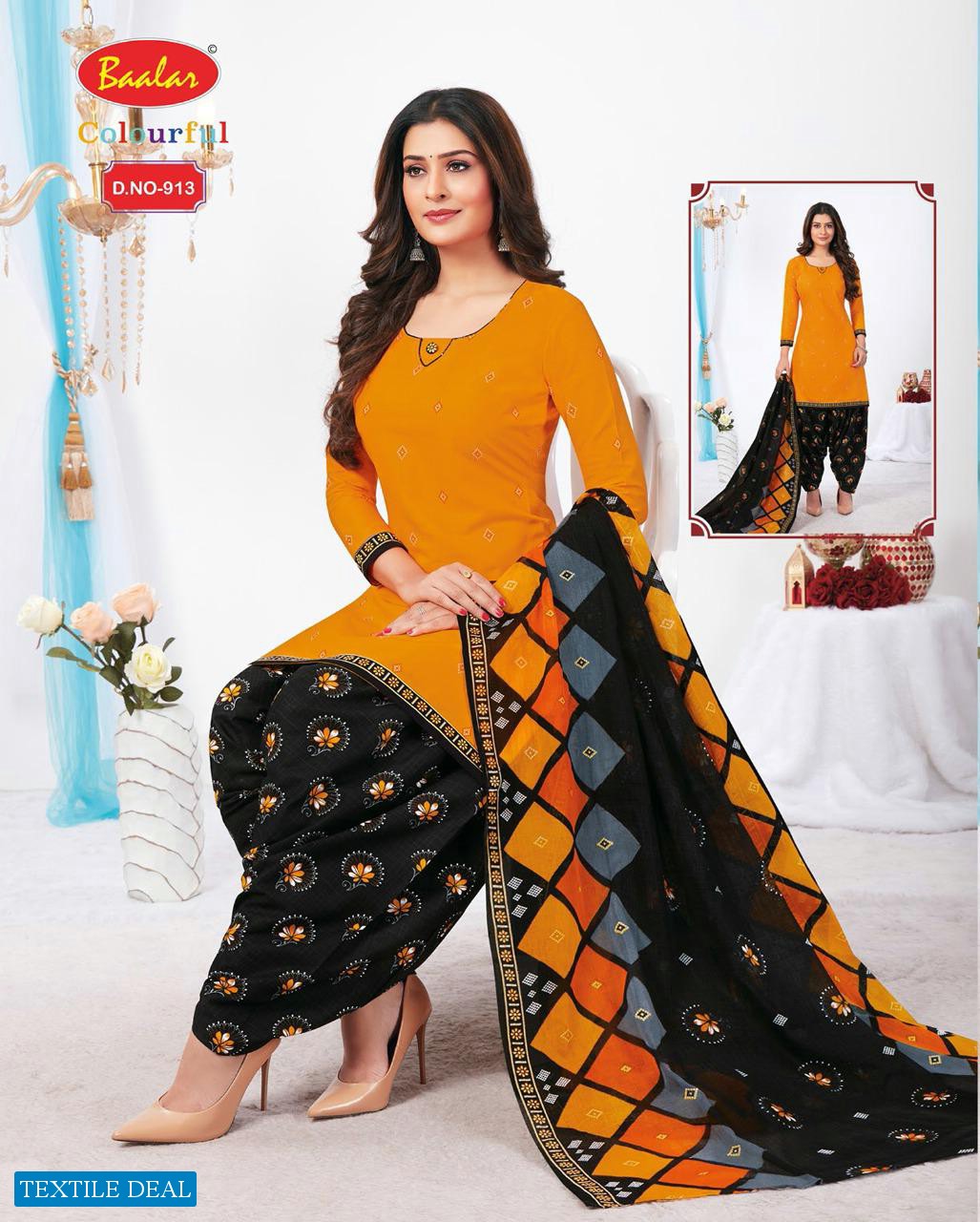 Baalar Colourful Vol-9 Wholesale Printed Formal Dress Material