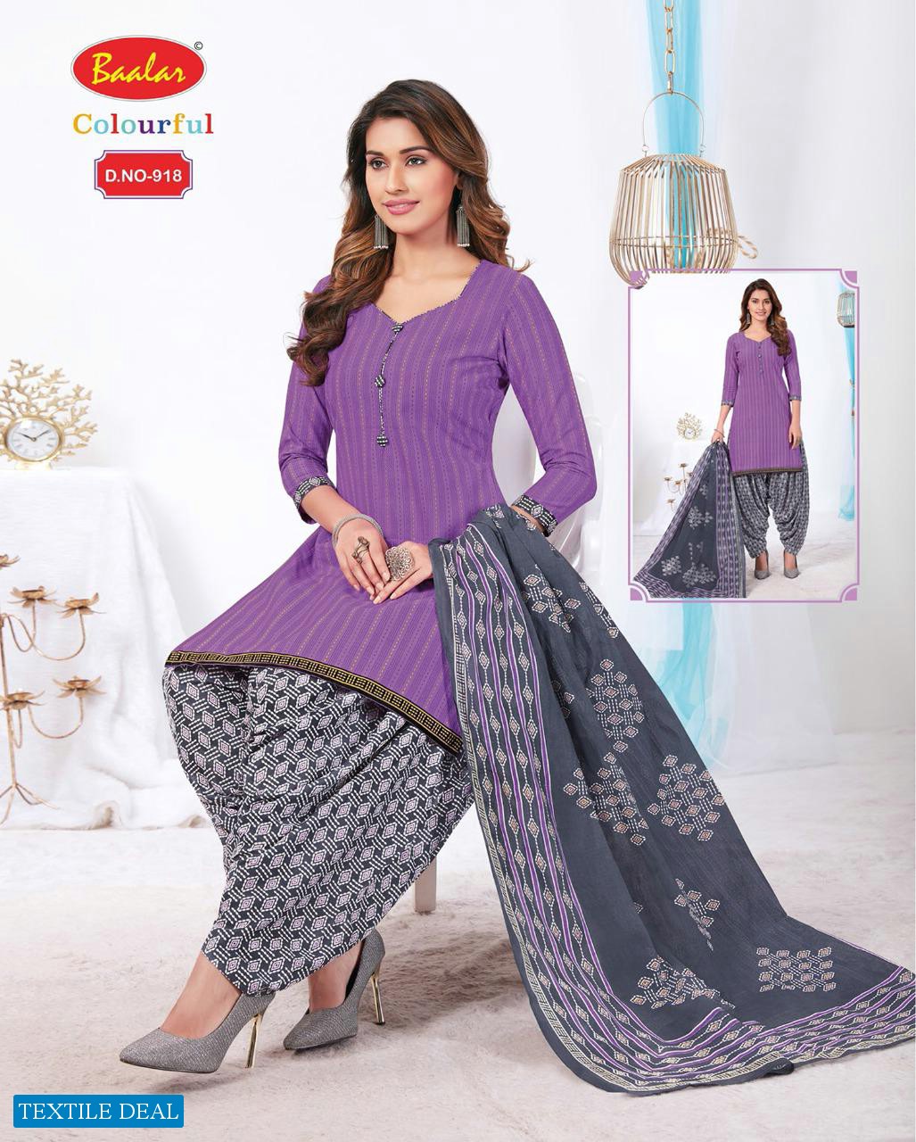 Baalar Colourful Vol-9 Wholesale Printed Formal Dress Material