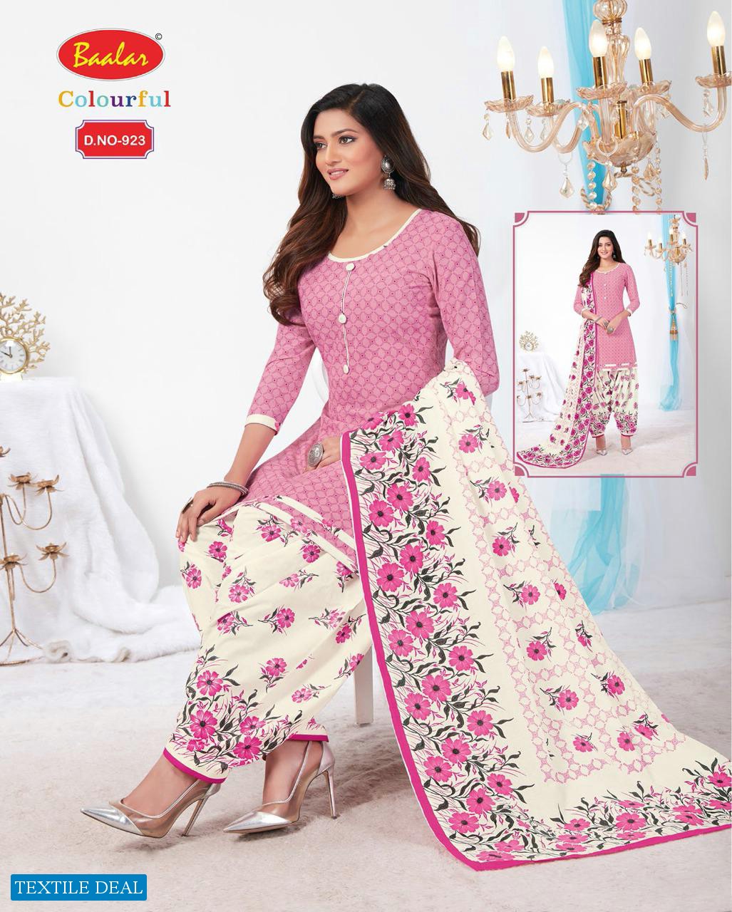 Baalar Colourful Vol-9 Wholesale Printed Formal Dress Material