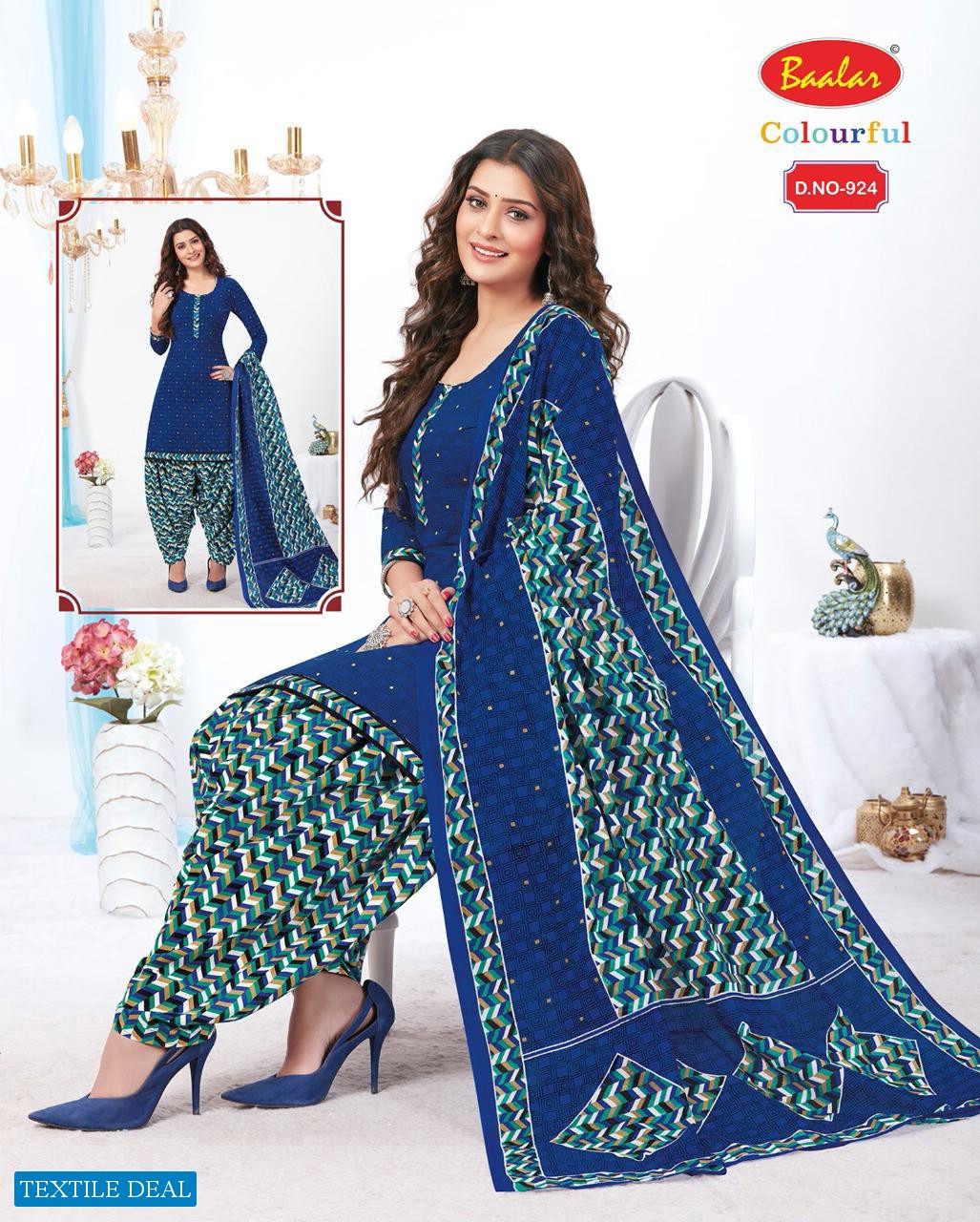 Baalar Colourful Vol-9 Wholesale Printed Formal Dress Material