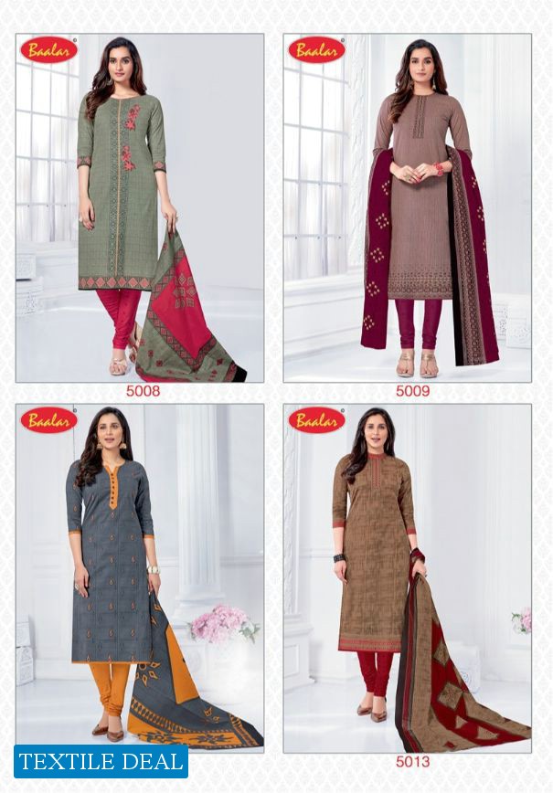 Baalar Zaara Vol-5 Wholesale Un Stitched Dress Material