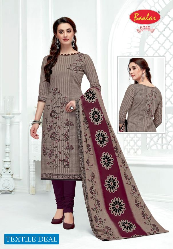 Baalar Zaara Vol-5 Wholesale Un Stitched Dress Material