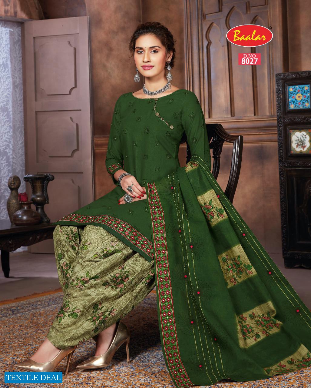 Baalar Zaara Vol-8 Wholesale Un Stitched Dress Material