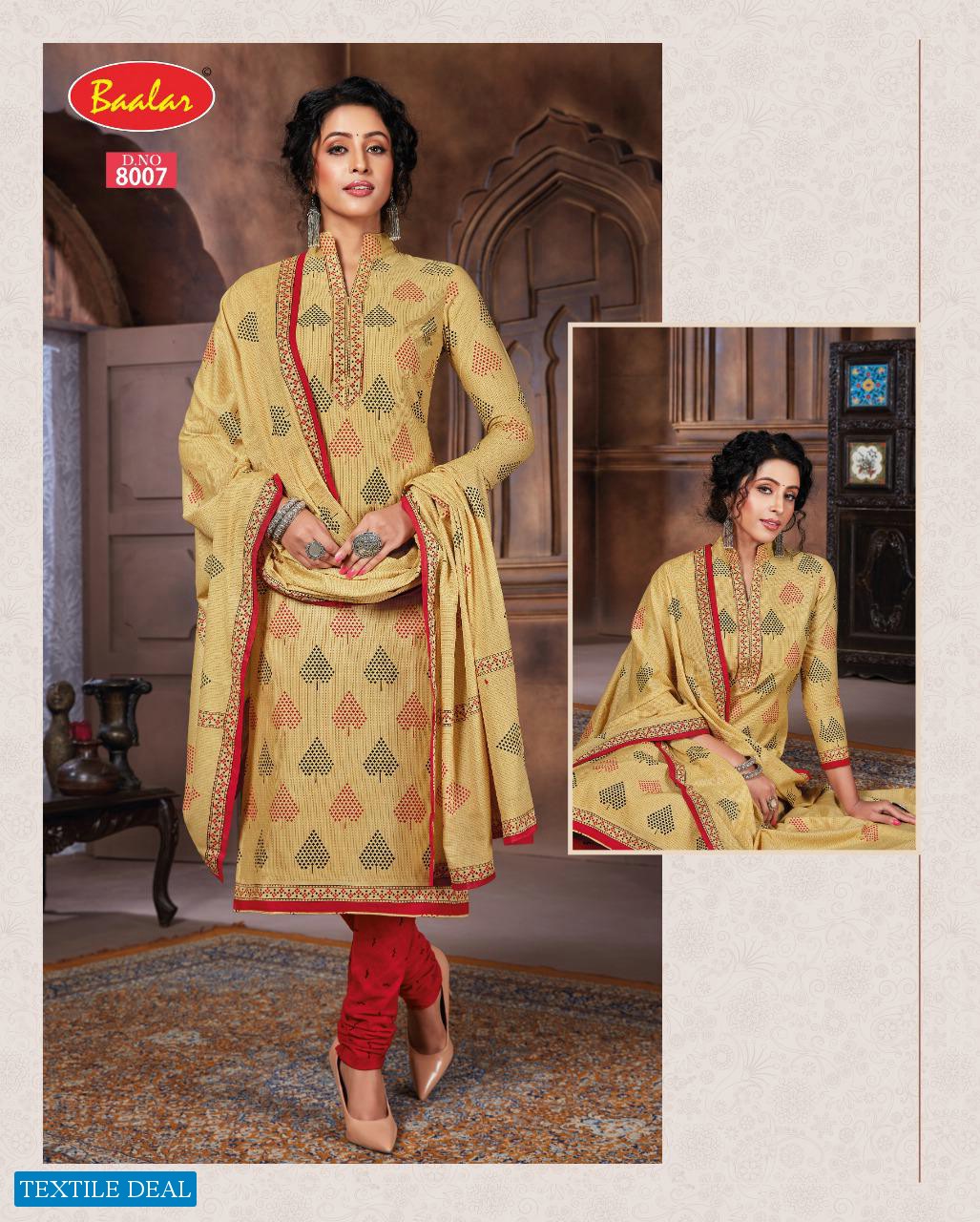 Baalar Zaara Vol-8 Wholesale Un Stitched Dress Material