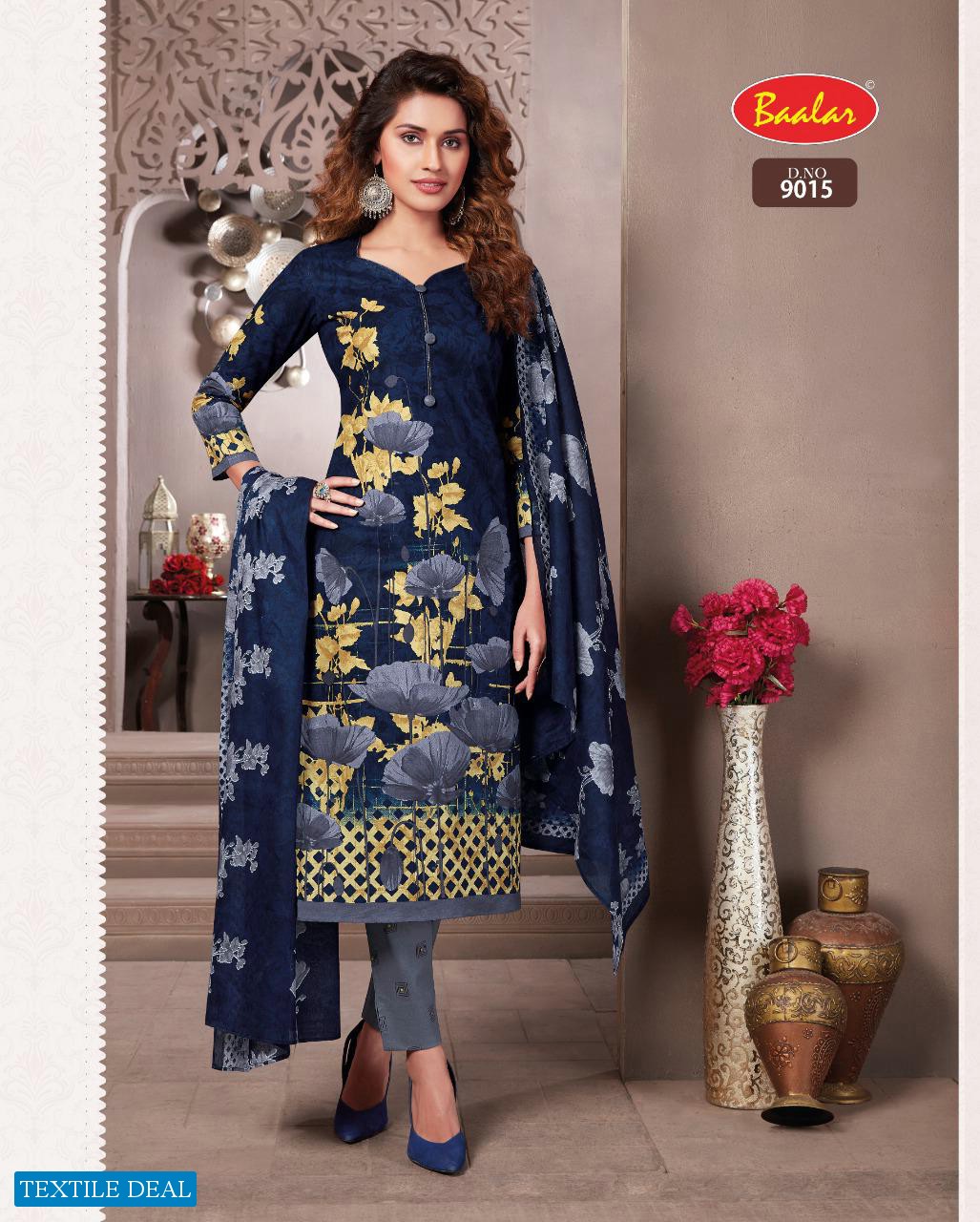 Baalar Zaara Vol-9 Wholesale Un Stitched Dress Material