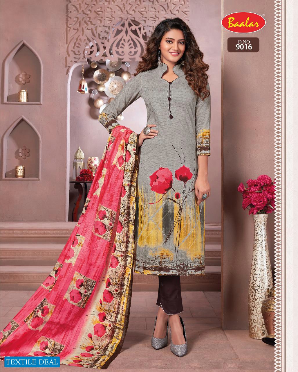 Baalar Zaara Vol-9 Wholesale Un Stitched Dress Material