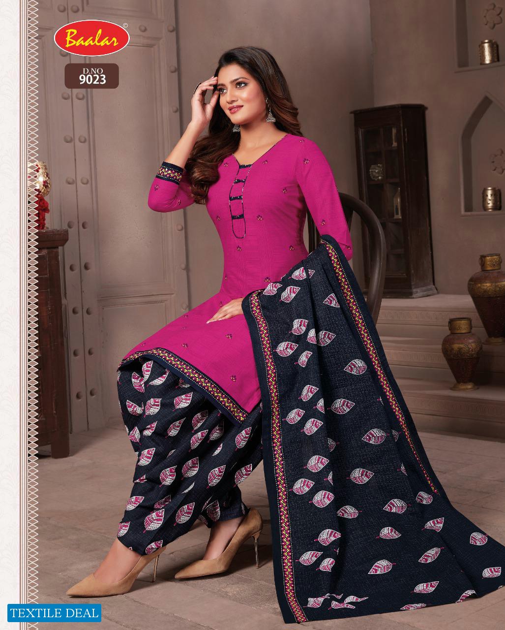 Baalar Zaara Vol-9 Wholesale Un Stitched Dress Material