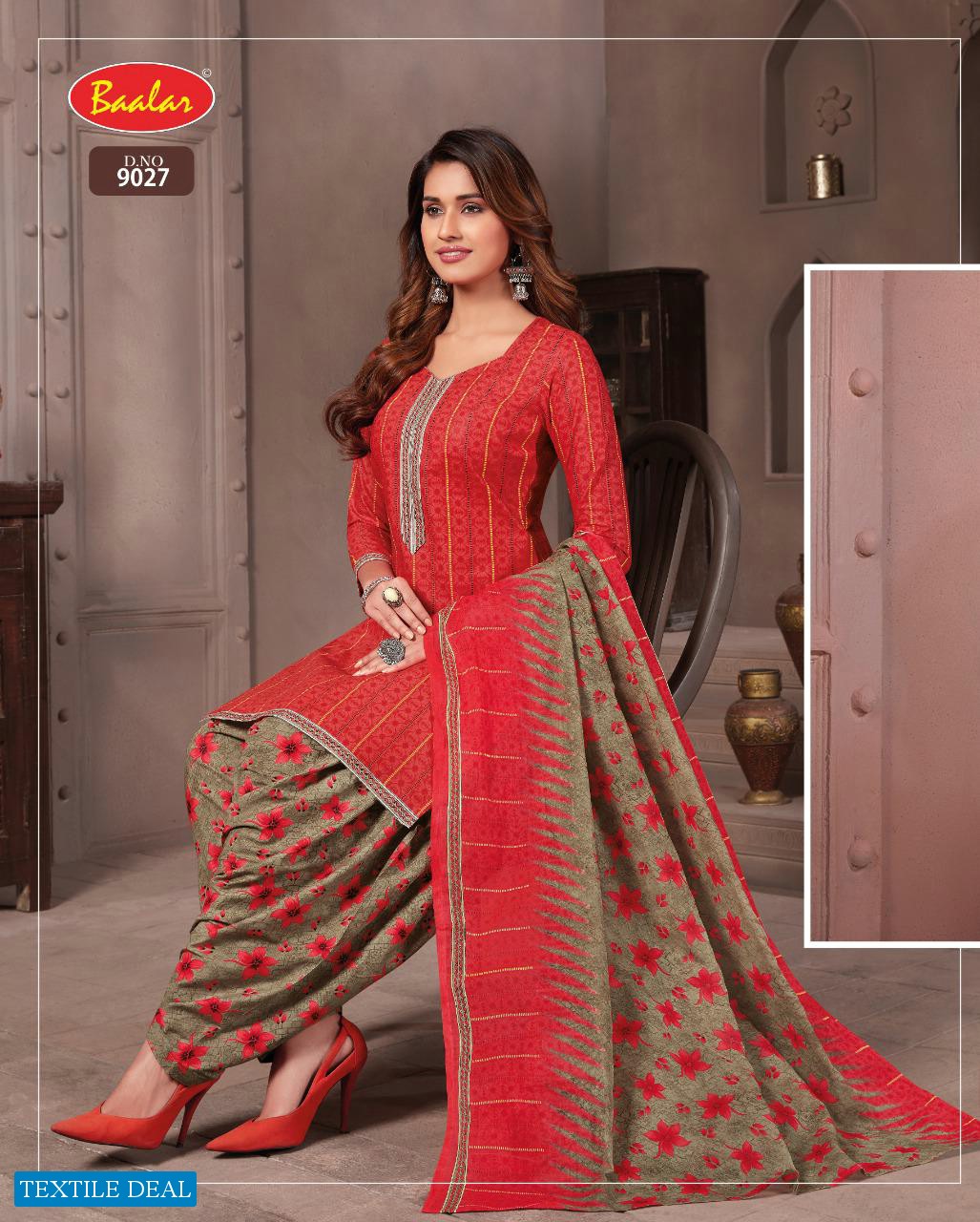 Baalar Zaara Vol-9 Wholesale Un Stitched Dress Material