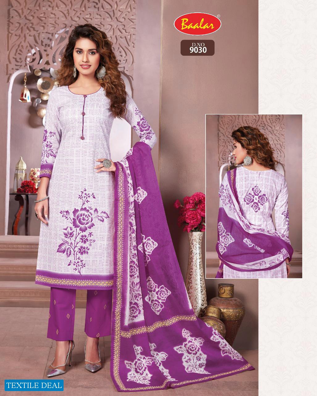 Baalar Zaara Vol-9 Wholesale Un Stitched Dress Material