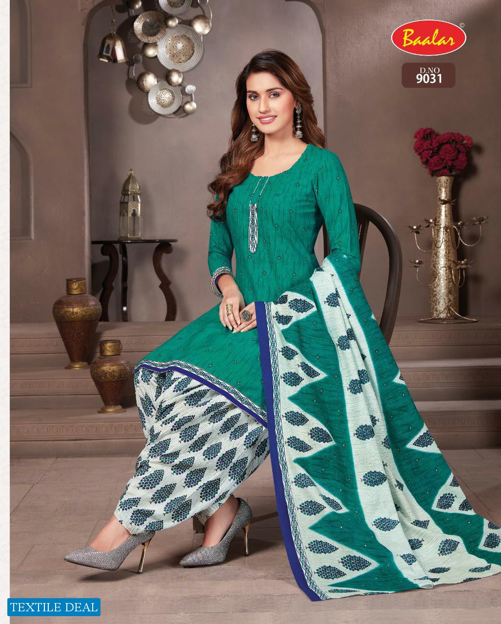 Baalar Zaara Vol-9 Wholesale Un Stitched Dress Material