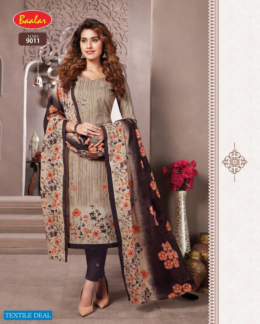 Baalar Zaara Vol-9 Wholesale Un Stitched Dress Material