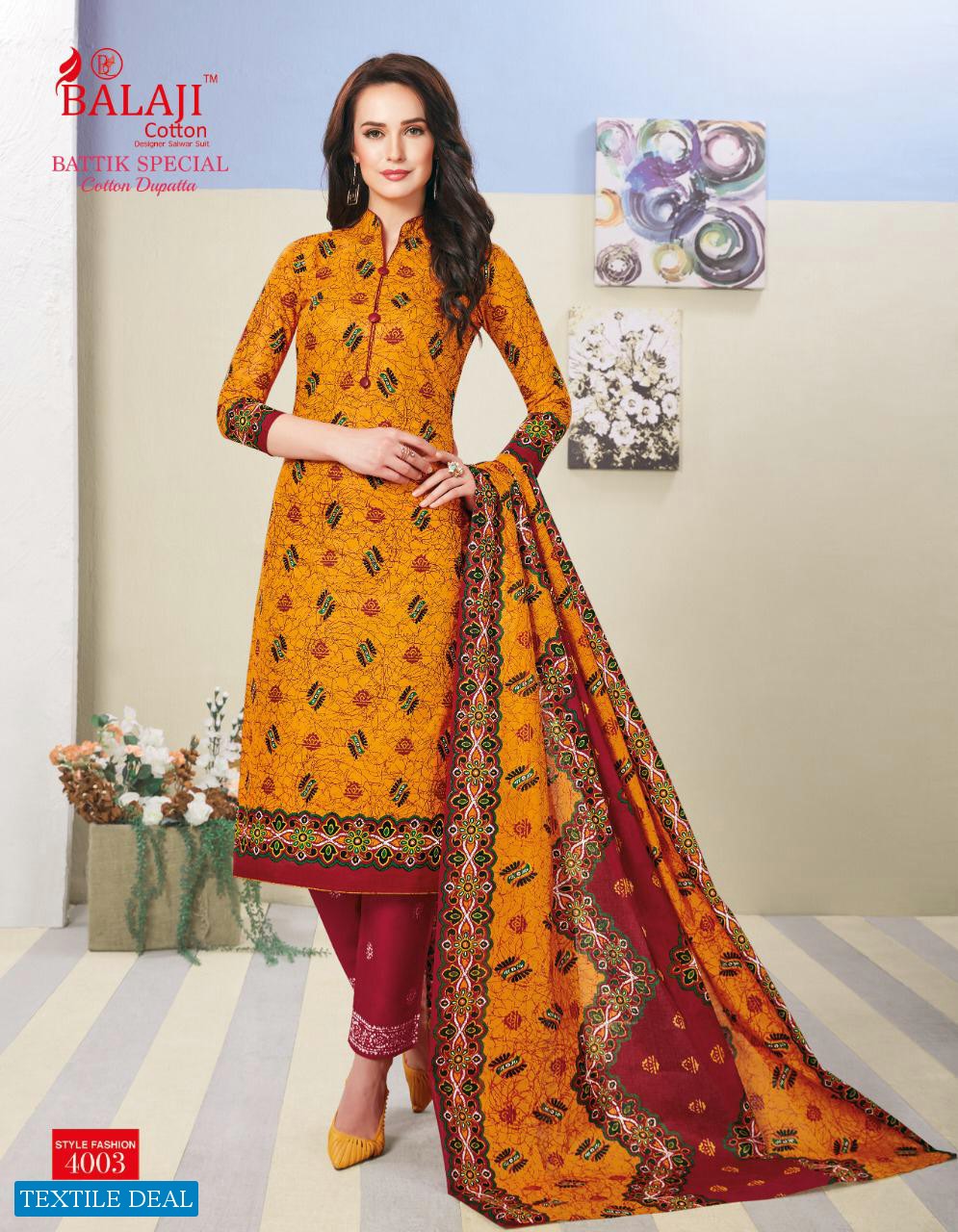 Balaji Batik Special Vol-4 Wholesale Printed dress Material