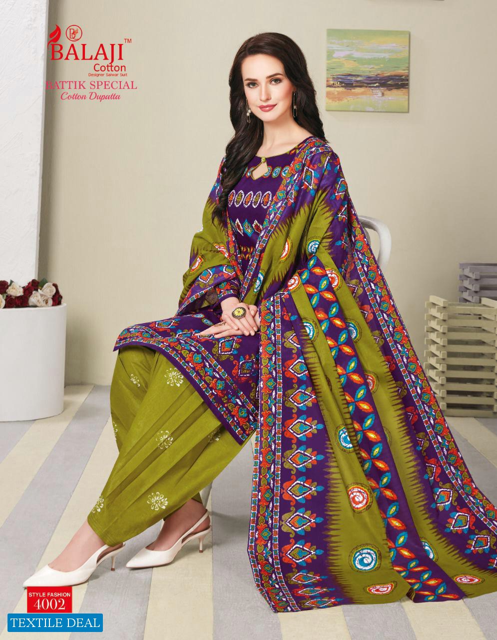 Balaji Batik Special Vol-4 Wholesale Printed dress Material