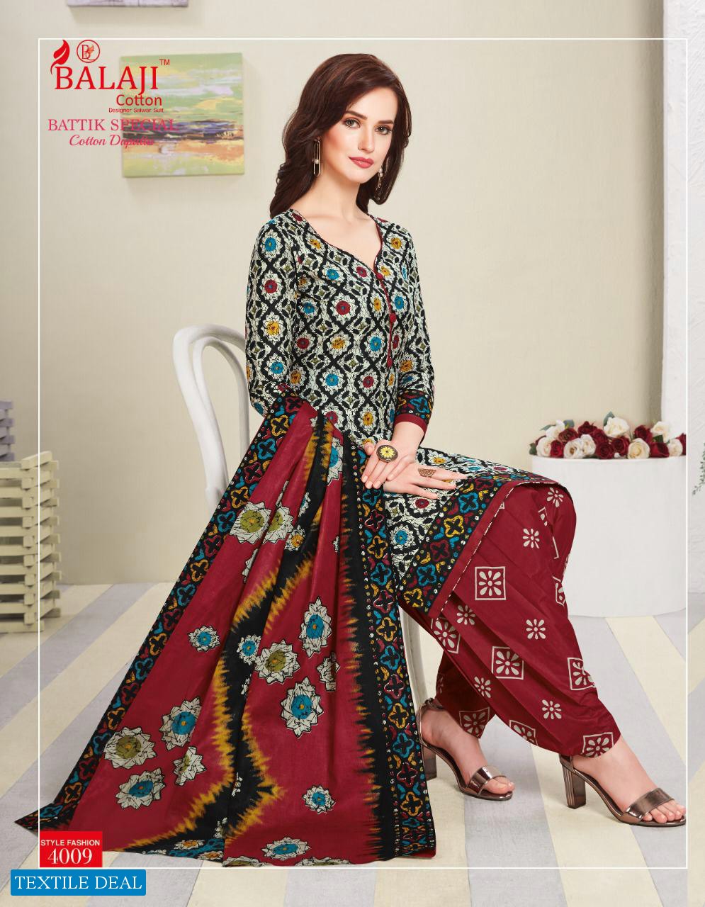 Balaji Batik Special Vol-4 Wholesale Printed dress Material