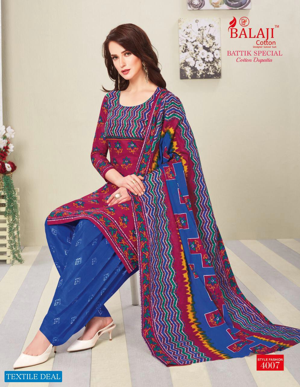 Balaji Batik Special Vol-4 Wholesale Printed dress Material