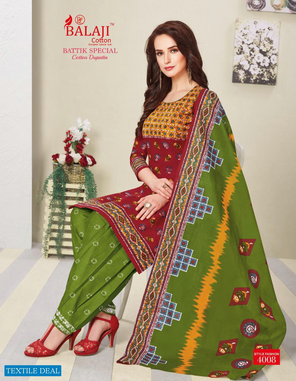 Balaji Batik Special Vol-4 Wholesale Printed dress Material