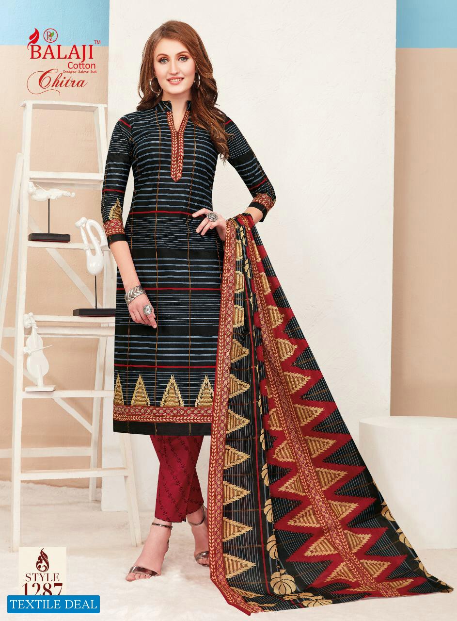 Balaji Chitra Vol-24 Wholesale printed Dress Material