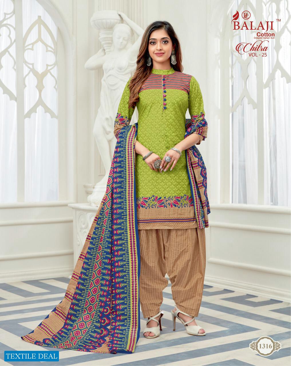 Balaji Chitra Vol-25 Wholesale Cotton Printed Dress Material