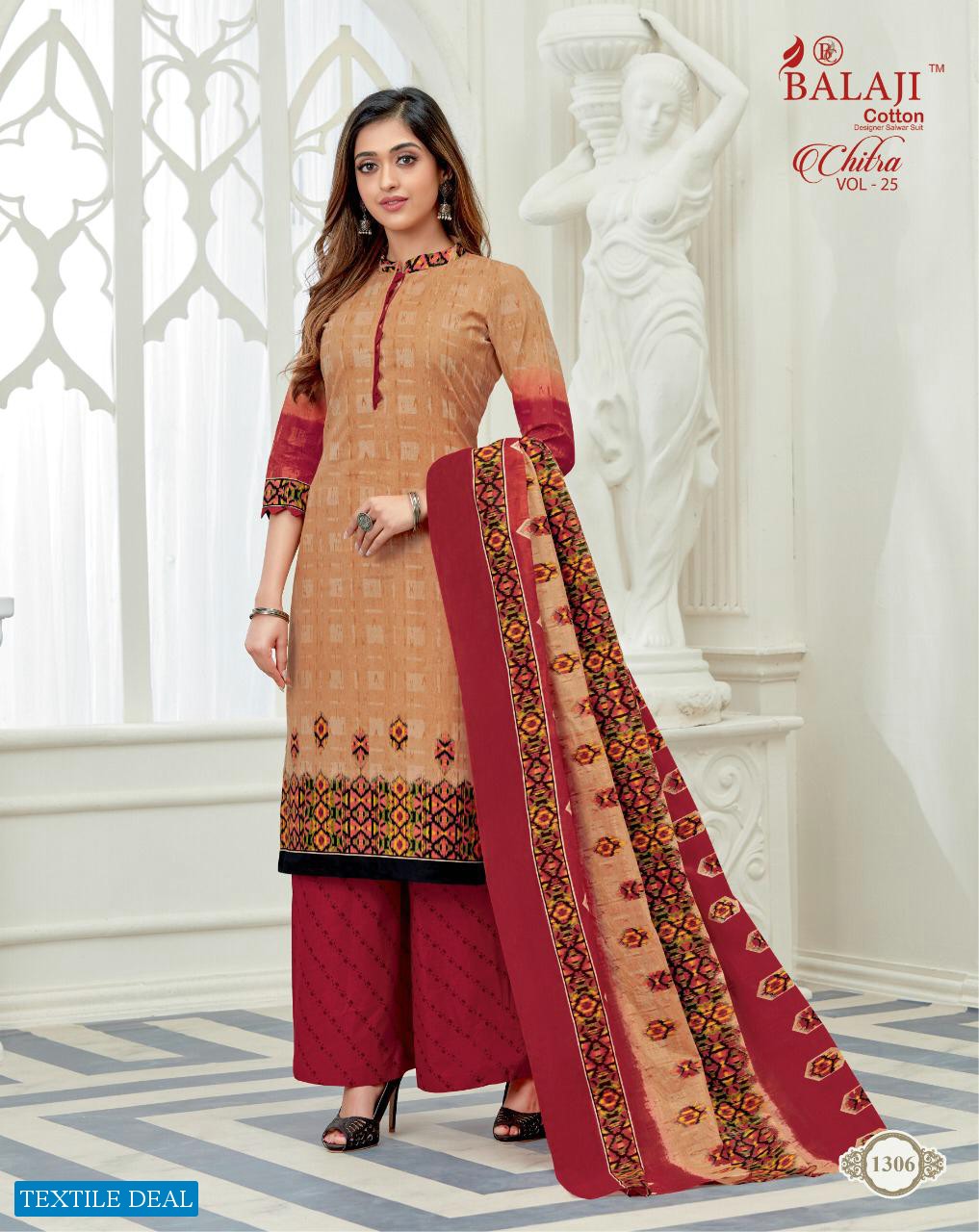 Balaji Chitra Vol-25 Wholesale Cotton Printed Dress Material