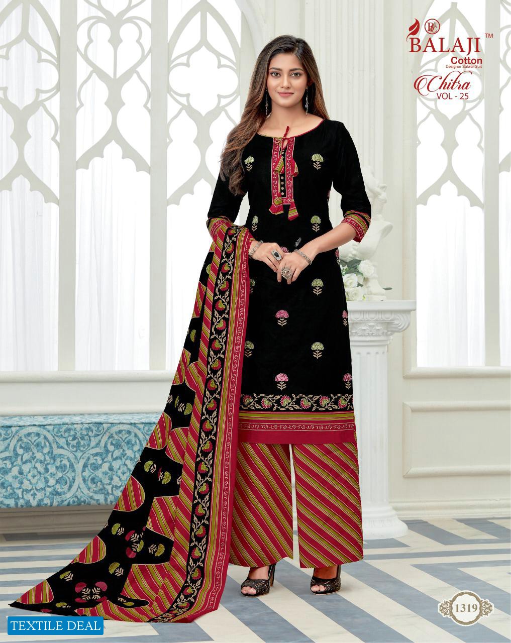 Balaji Chitra Vol-25 Wholesale Cotton Printed Dress Material