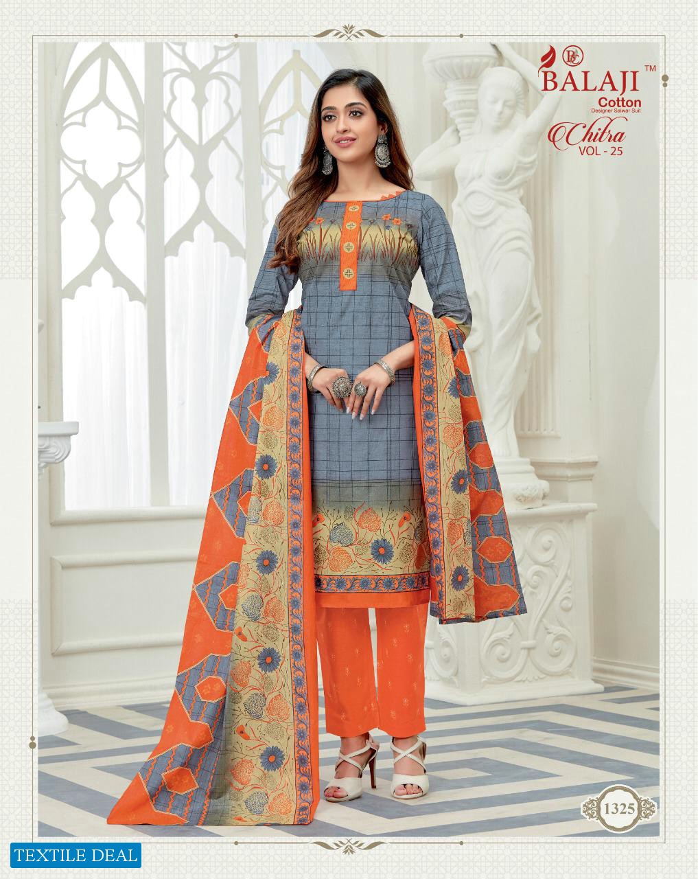 Balaji Chitra Vol-25 Wholesale Cotton Printed Dress Material