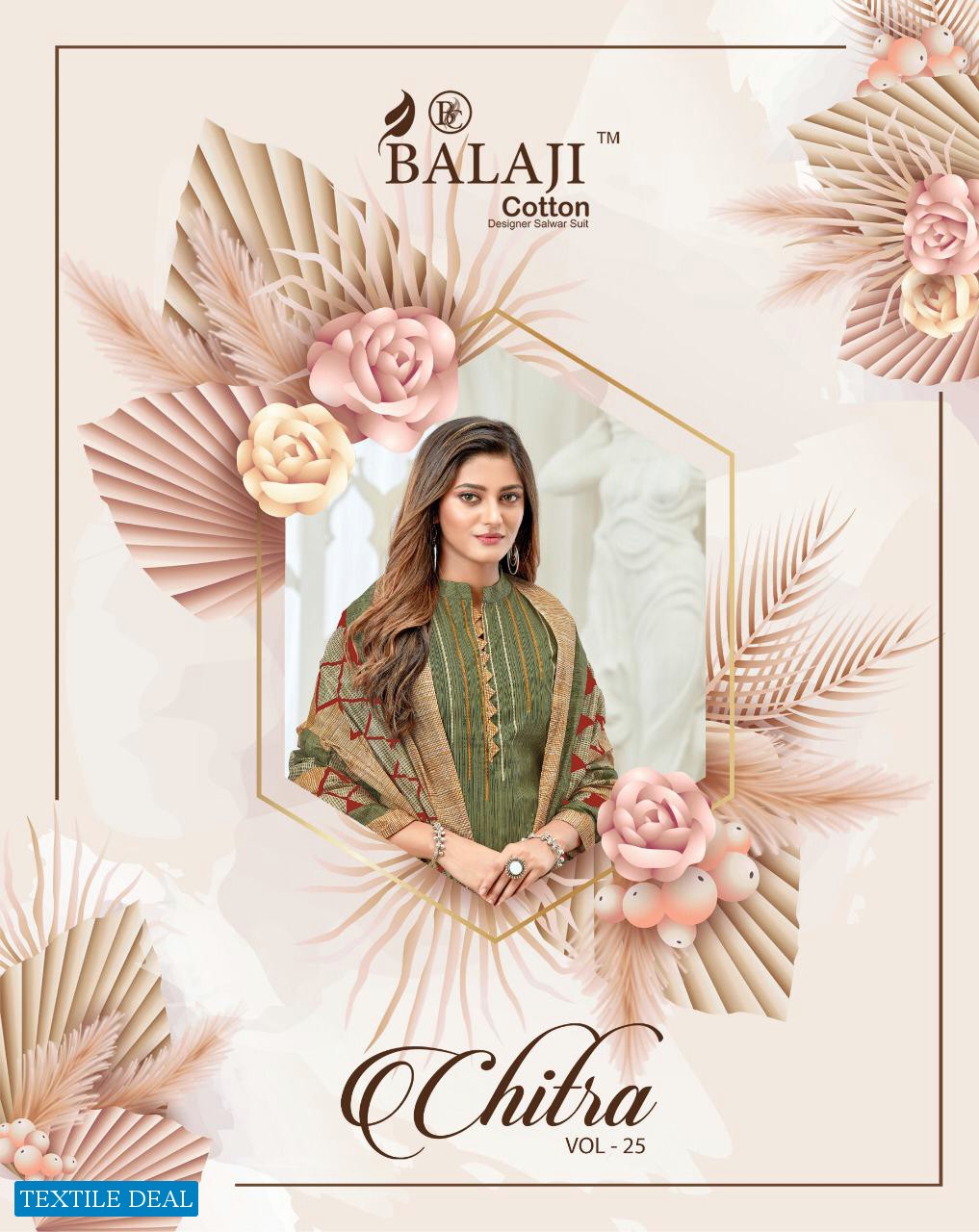 Balaji Chitra Vol-25 Wholesale Cotton Printed Dress Material