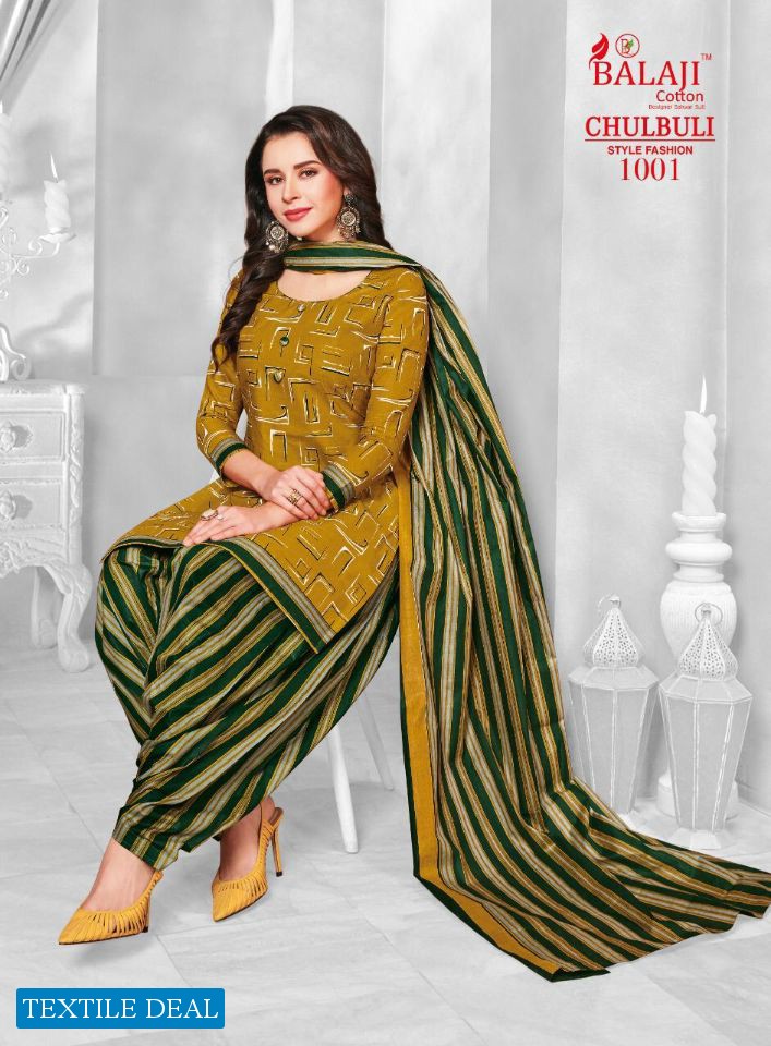 Balaji Chulbull patiyala Wholesale Shopping Printed Dress Material