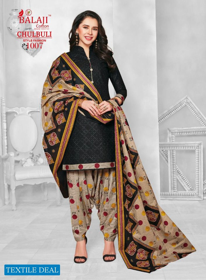 Balaji Chulbull patiyala Wholesale Shopping Printed Dress Material