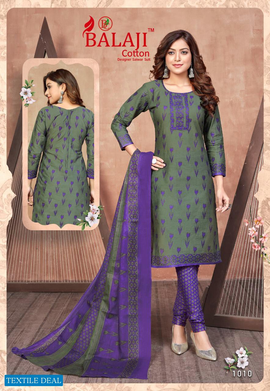 Balaji Hungama Vol-10 Wholesale Cotton Printed Dress Material