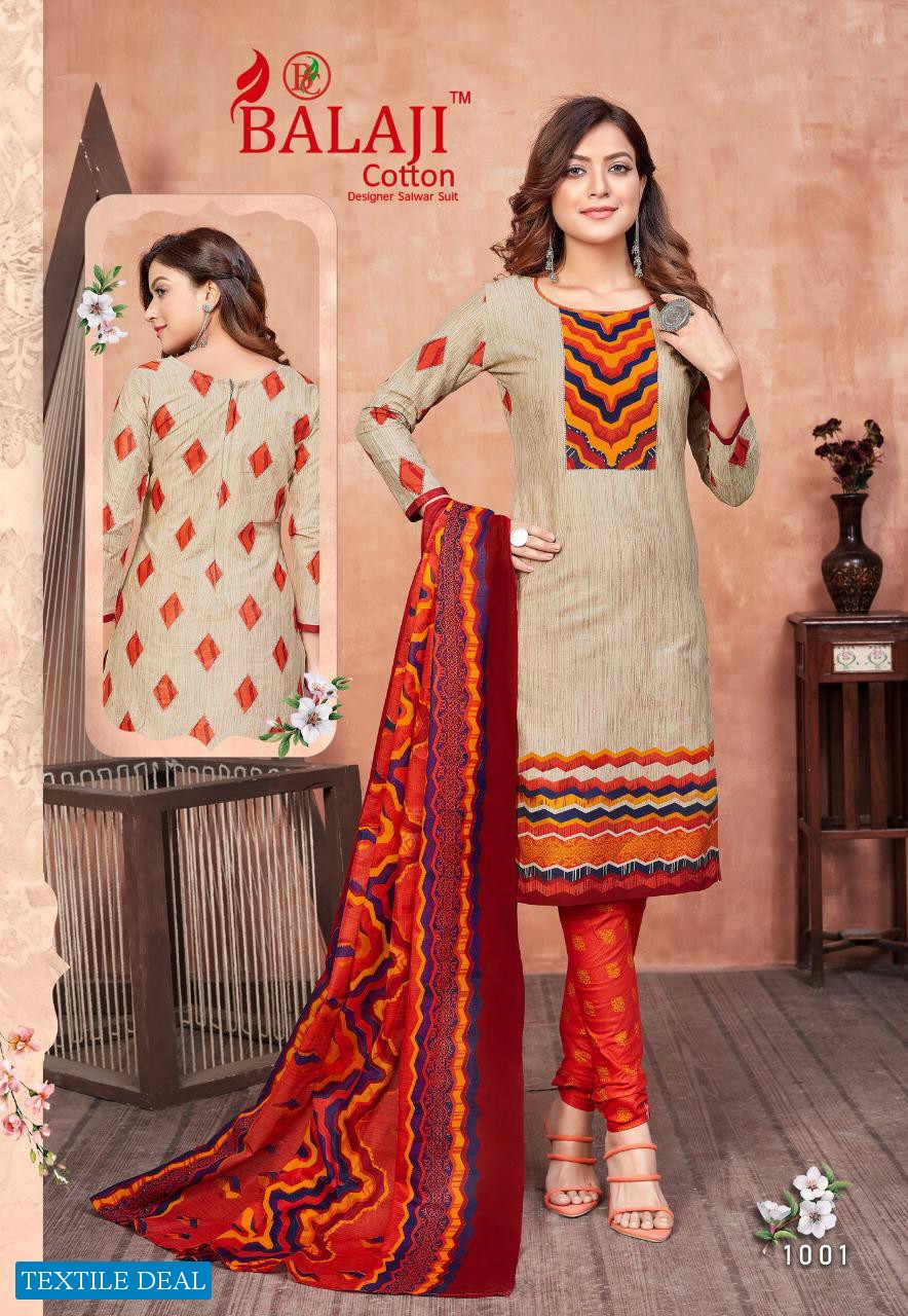 Balaji Hungama Vol-10 Wholesale Cotton Printed Dress Material