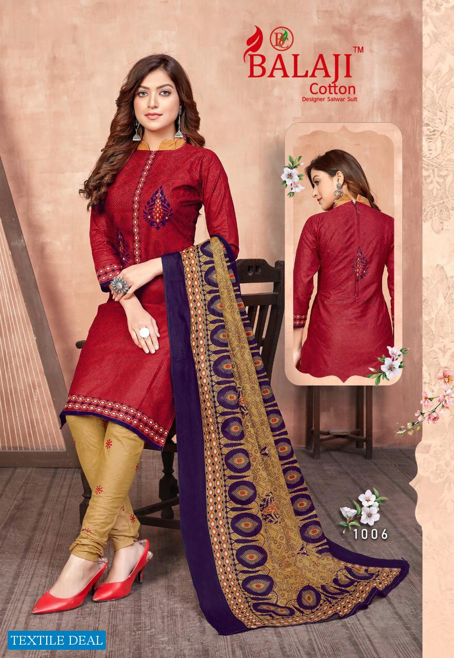 Balaji Hungama Vol-10 Wholesale Cotton Printed Dress Material
