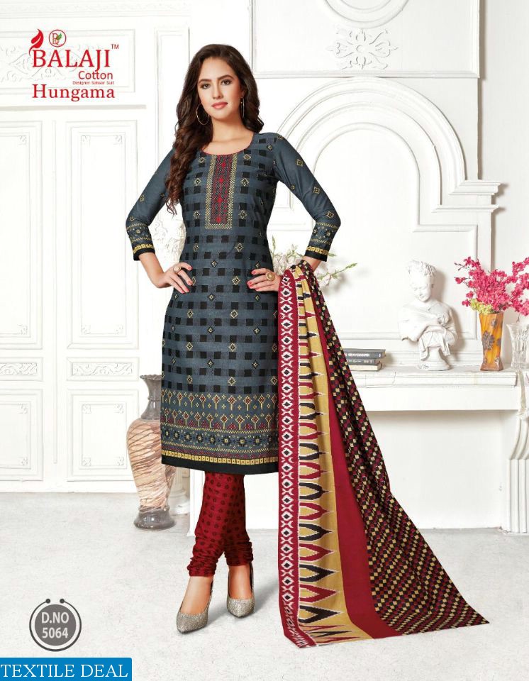 Balaji Hungama Vol-8 Wholesale Cotton Printed Dress Material