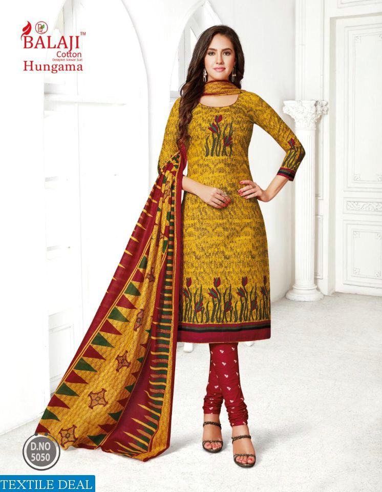Balaji Hungama Vol-8 Wholesale Cotton Printed Dress Material