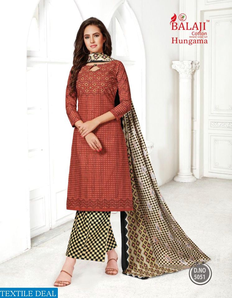 Balaji Hungama Vol-8 Wholesale Cotton Printed Dress Material