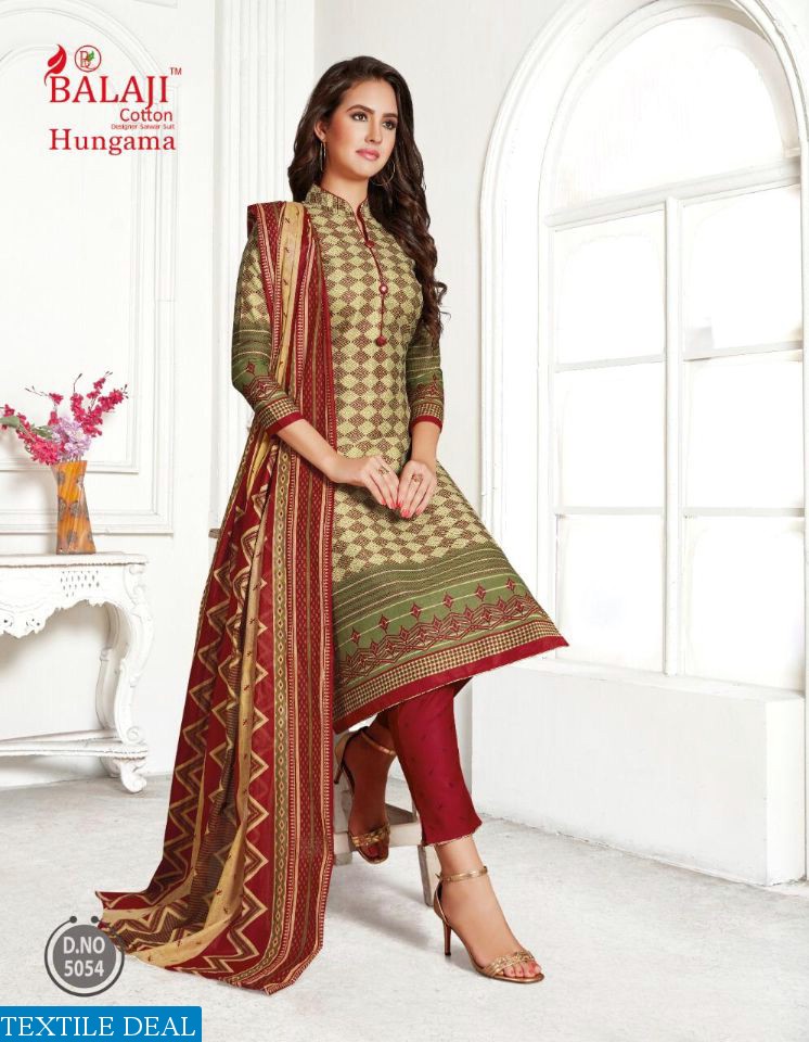 Balaji Hungama Vol-8 Wholesale Cotton Printed Dress Material