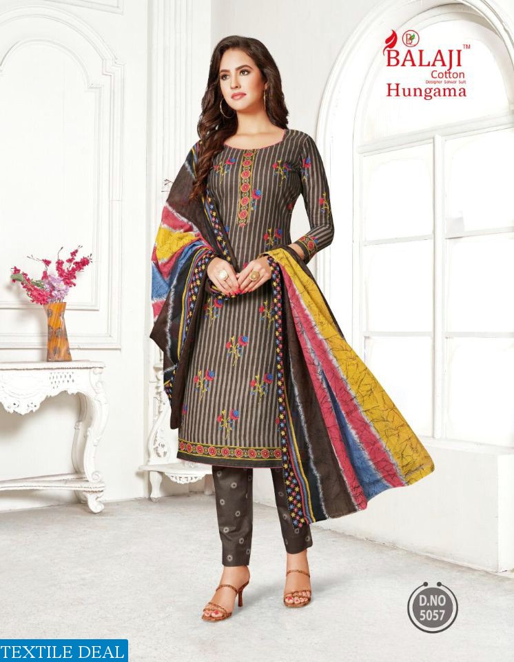 Balaji Hungama Vol-8 Wholesale Cotton Printed Dress Material