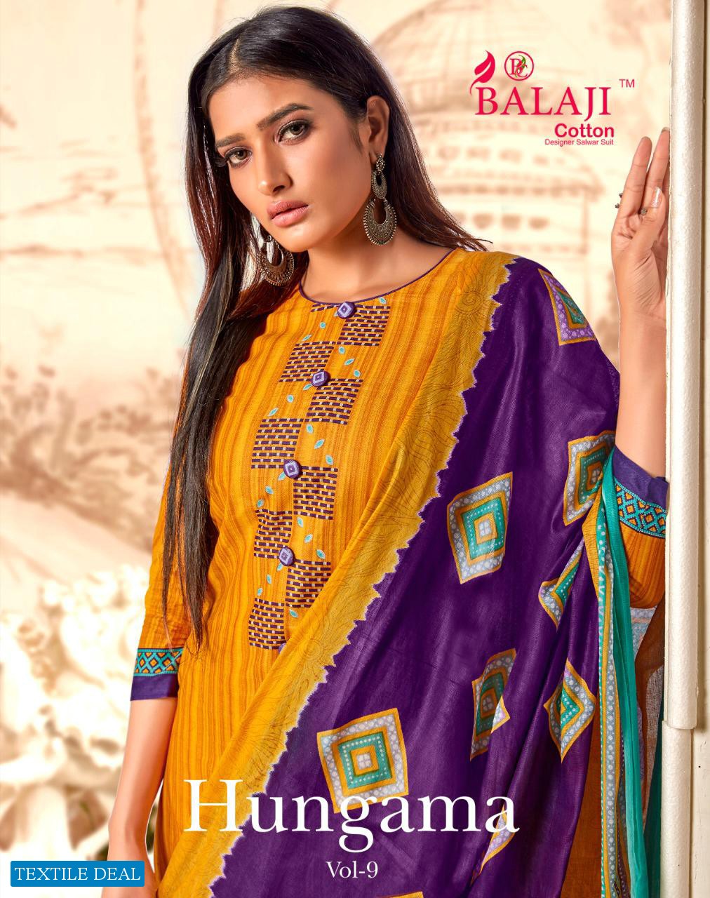 Balaji Hungama Vol-9 Wholesale Cotton Printed Dress Material