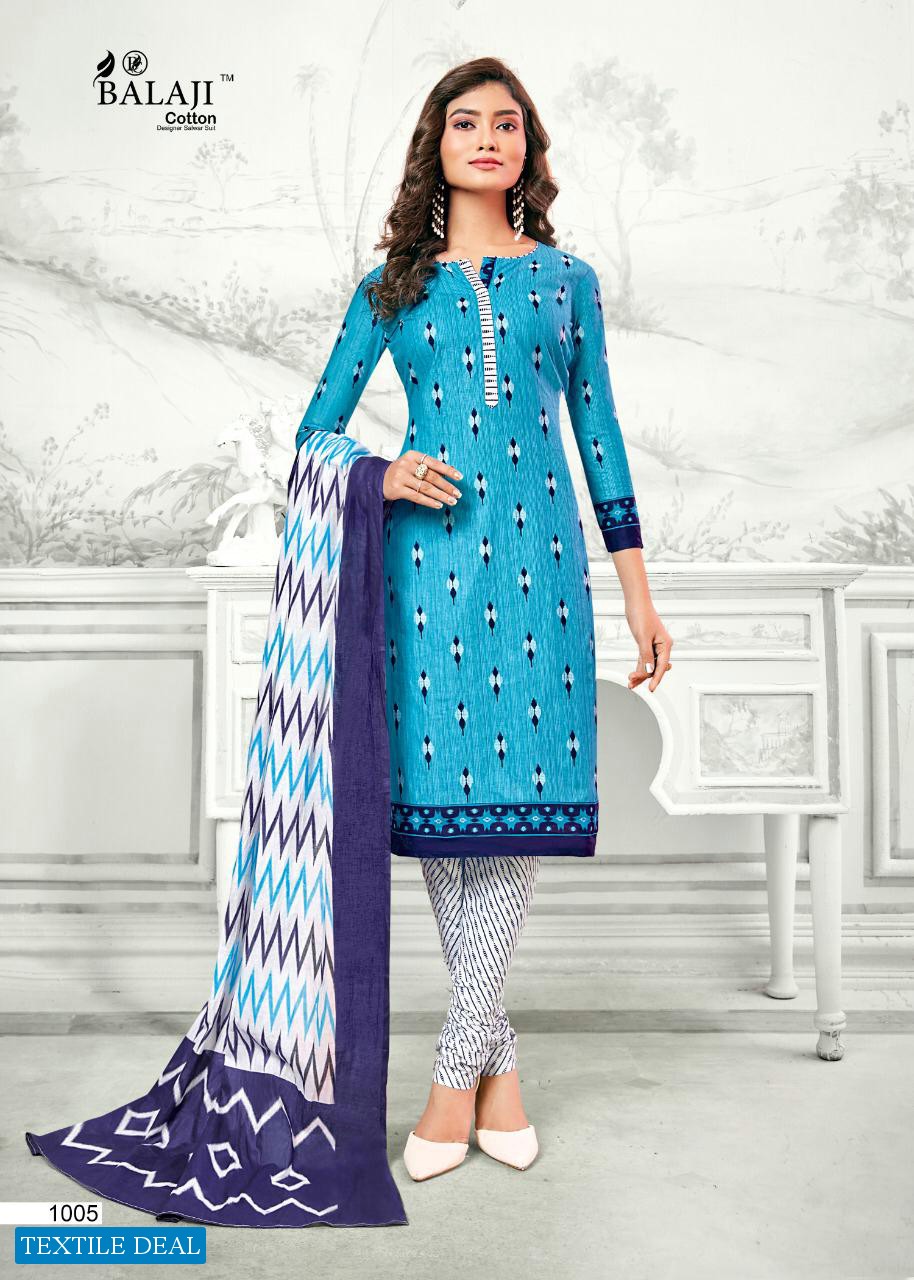 Balaji Ikkat Prime Wholesale Cotton Dress Material