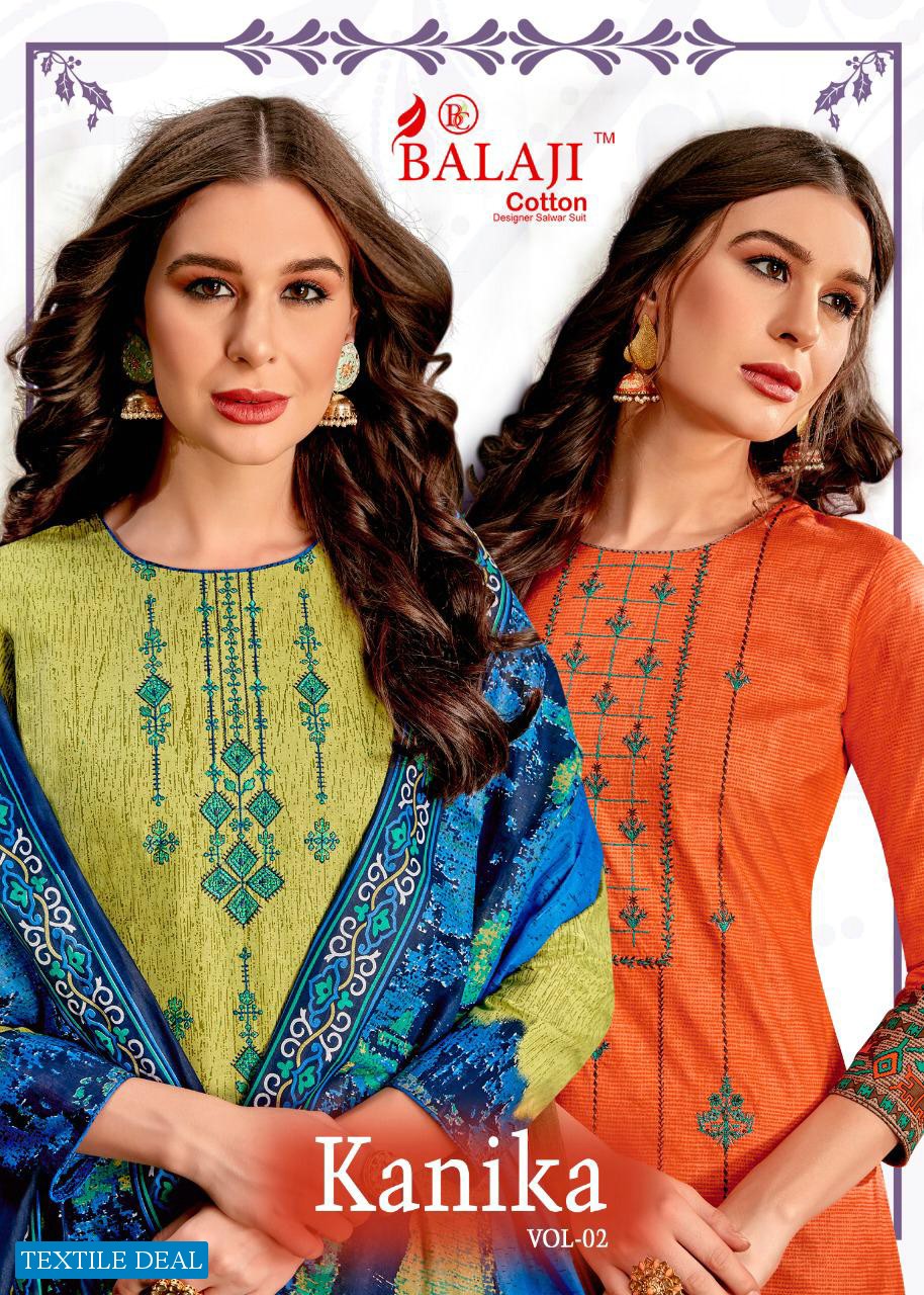 Balaji Kanika Vol-2 Wholesale Formal Printed Dress Material