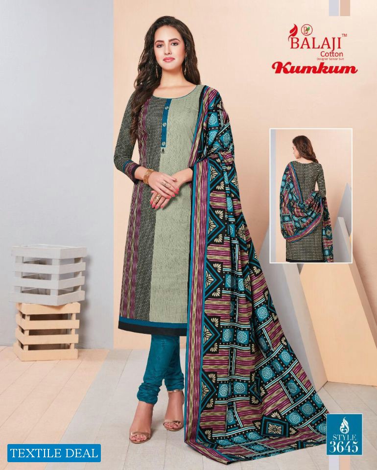 Balaji Kumkum Vol-22 Wholesale Shopping Formal Woman Dress Material