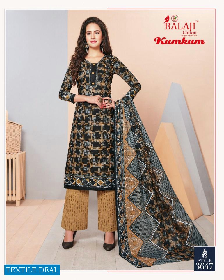 Balaji Kumkum Vol-22 Wholesale Shopping Formal Woman Dress Material