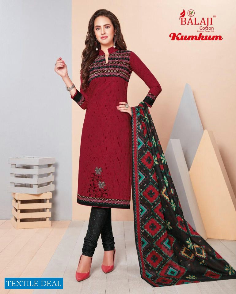 Balaji Kumkum Vol-22 Wholesale Shopping Formal Woman Dress Material
