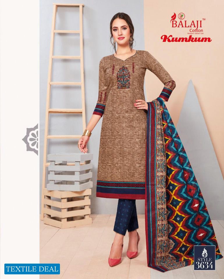 Balaji Kumkum Vol-22 Wholesale Shopping Formal Woman Dress Material